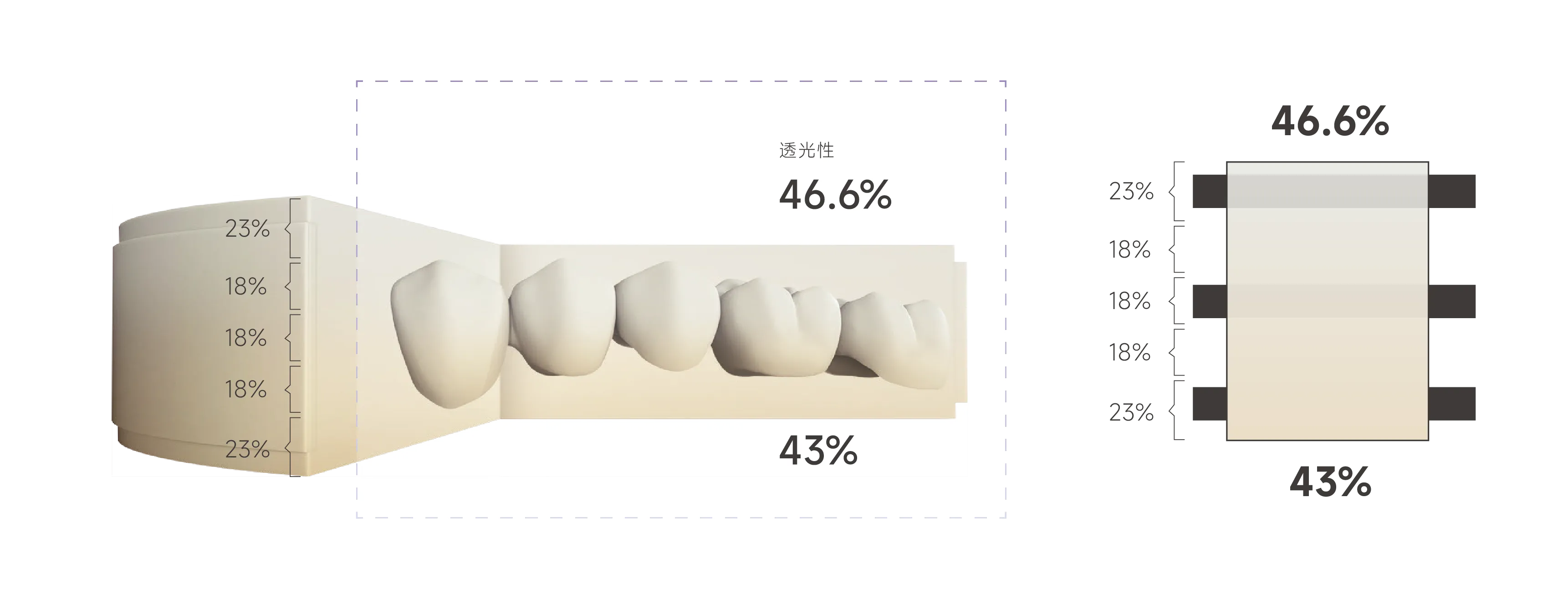 高度模拟天然牙